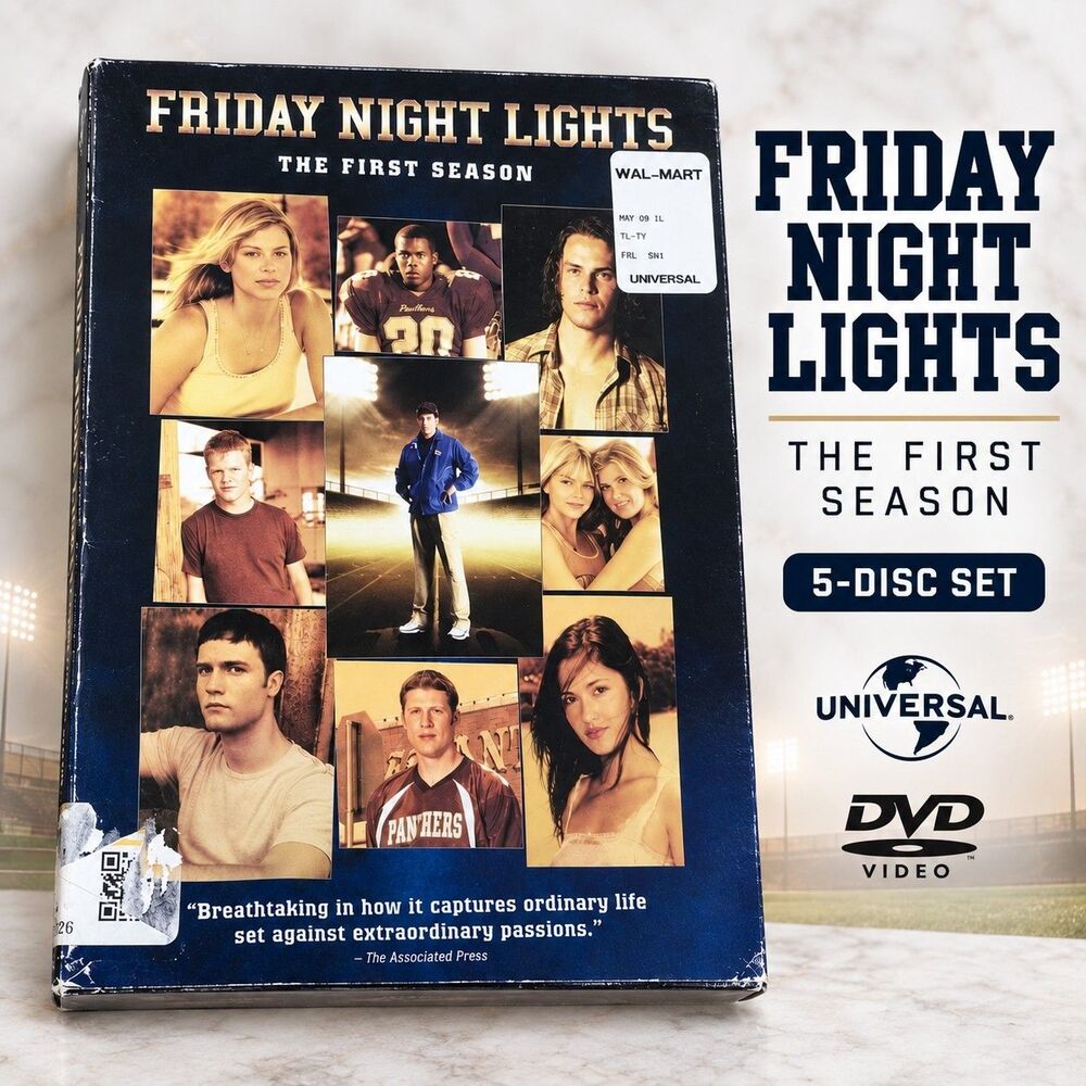 Friday Night Lights Season 1 DVD 2007 5-Disc Set Kyle Chandler Universal